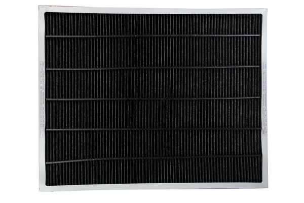 Carbon Luchtfilter Van Home Airconditioner Geïsoleerd Een Witte Achtergrond — Stockfoto