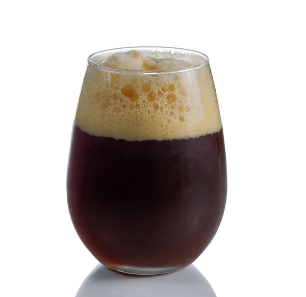 Stout bier in stemless glas — Stockfoto