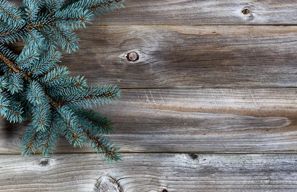 Arbre de Noël sur bois rustique — Photo