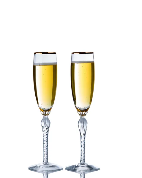 Golden Champagne for the special occasion — Stock Photo, Image