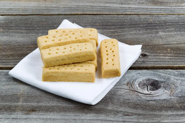 Soubory cookie na ubrousek — Stock fotografie