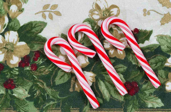 Vakantie candy canes — Stockfoto