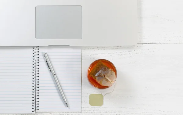 Tea Drink on top of desktop — Stock Photo, Image