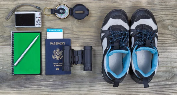 Travel basic accessories — Stock Photo, Image