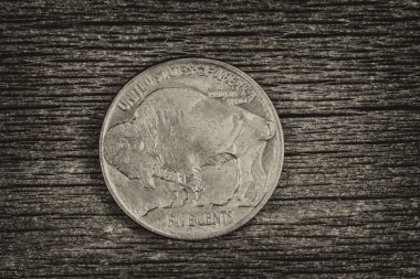  Buffalo nikel yaşlı ağaç on