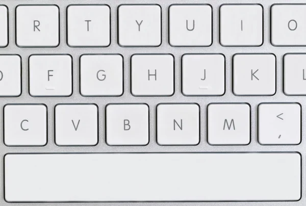 Gros plan d'un clavier d'ordinateur partiel — Photo