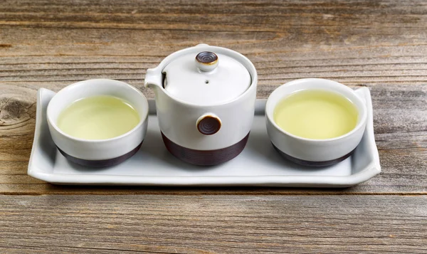 Time to relax with green tea — Stock Photo, Image