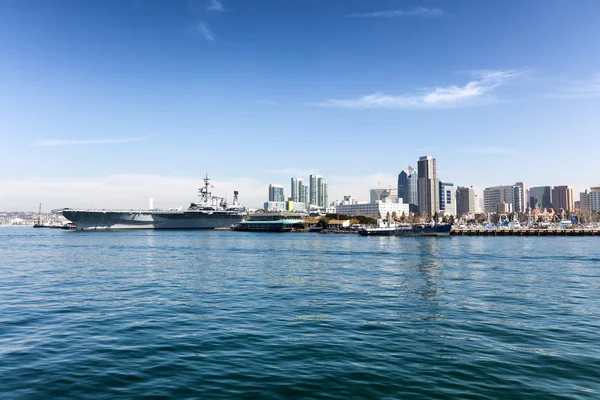 San Diego skyline from the ocean — Stock Photo, Image