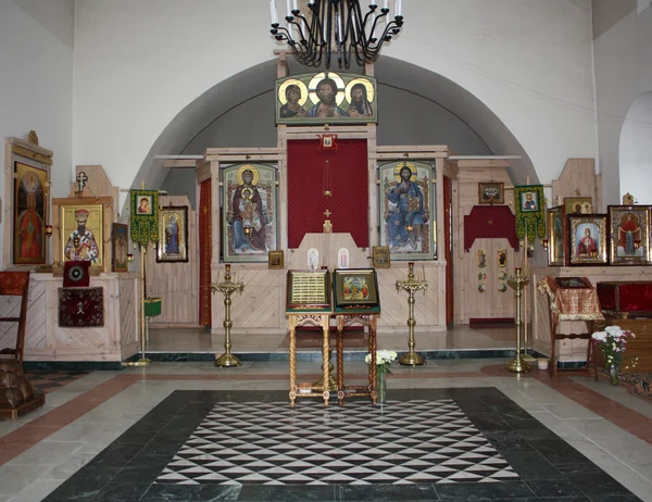 Tempelikone zu Ehren der Himmelfahrt im Kloster Alexandrovskiy — Stockfoto