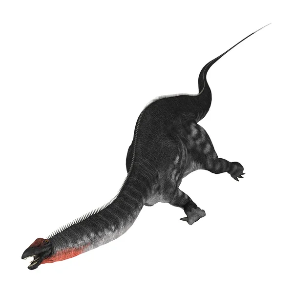 Dinozor Apatosaurus beyaz — Stok fotoğraf