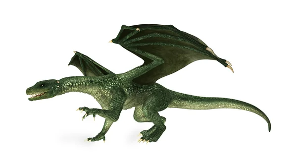 3D Illustration Fantasy Dragon on White — Stock Photo, Image