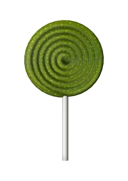 3D-иллюстрация Lollipop on White — стоковое фото