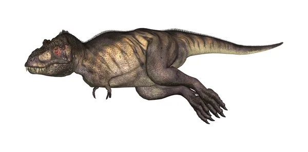 3D illustration Tyrannosaurus på vit — Stockfoto