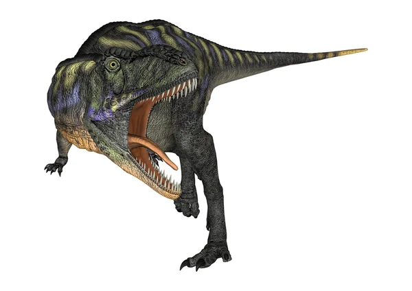 3D rendering Dinosaur Aucasaurus op wit — Stockfoto