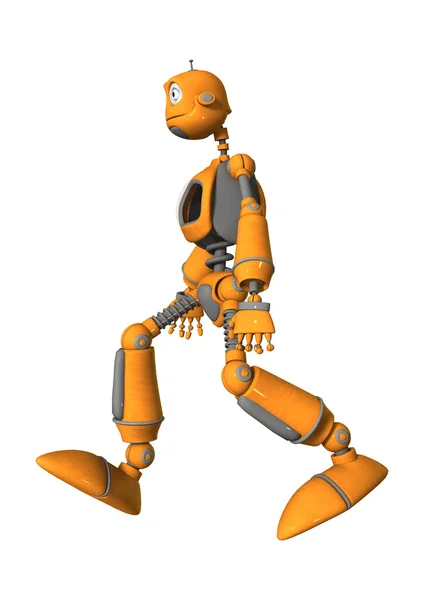 3D rendering Robot fehér — Stock Fotó