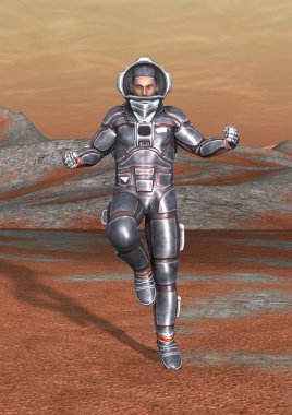 3D render astronot
