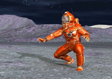 3D render astronot