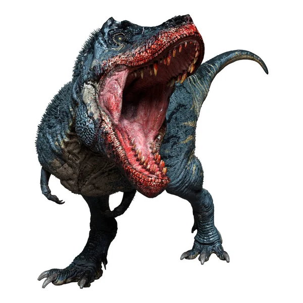 Renderowanie Dinozaura Tyranozaura Rex Izolowany Białym Tle — Zdjęcie stockowe