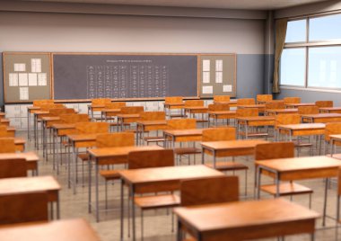 Bir Japon sınıfının 3 boyutlu görüntülemesi