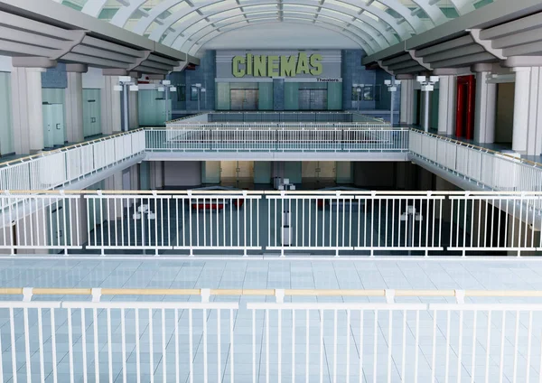 Weergave Van Een Winkelcentrum Interieur — Stockfoto