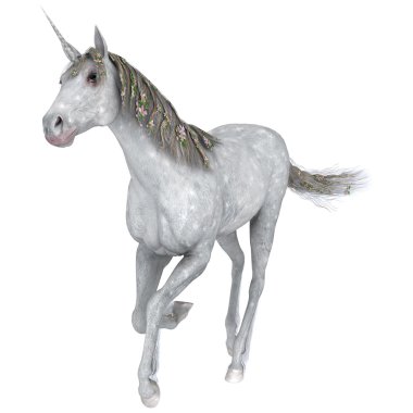 Beyaz unicorn