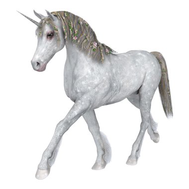 Beyaz unicorn