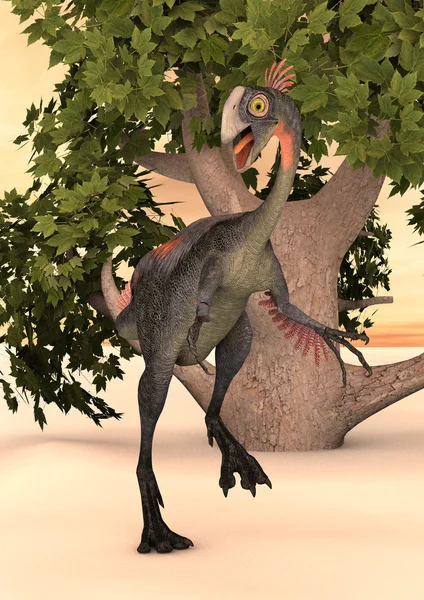 Dinozor gigantoraptor — Stok fotoğraf