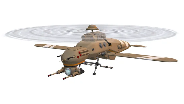 Helicóptero drone — Fotografia de Stock