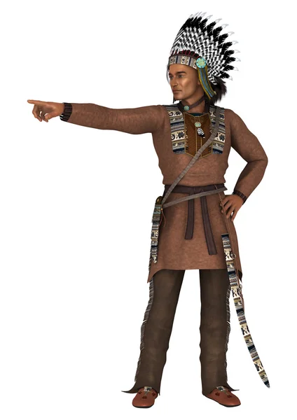 Hombre nativo americano — Foto de Stock