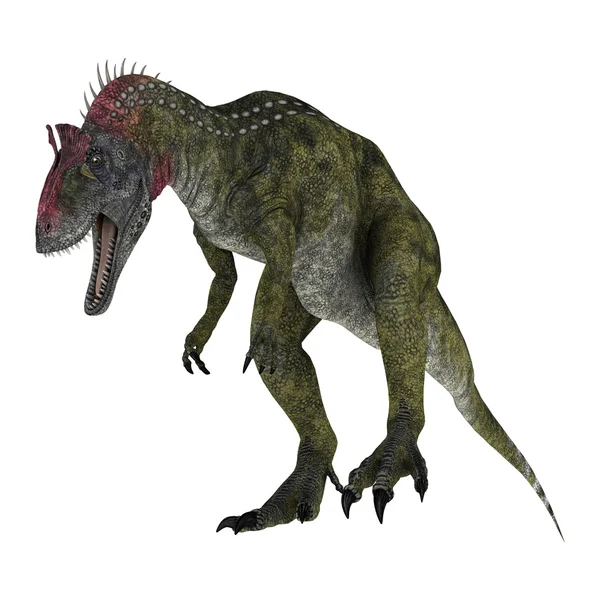 공룡 cryolophosaurus — 스톡 사진