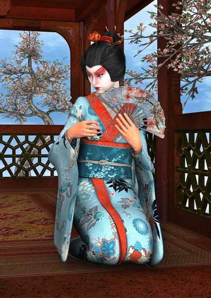 Geisha — Stockfoto