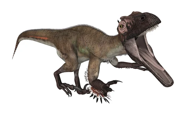 Utahraptor dinozaur — Zdjęcie stockowe