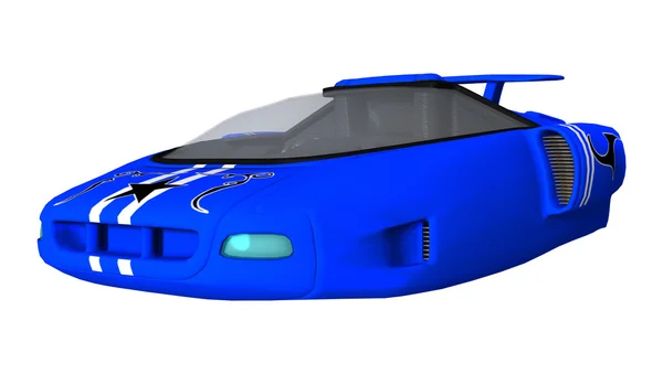 Blue Futuristic Car — Stock Photo, Image