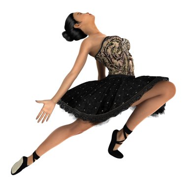 Asyalı kadın balet