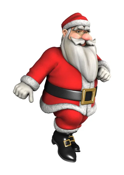 Santa Fitness — Stockfoto