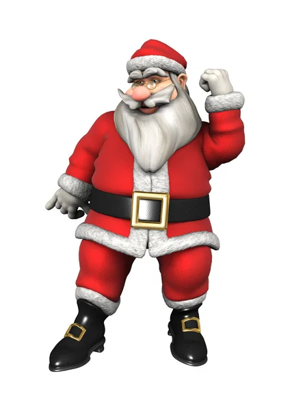 Santa Fitness — Stock Photo, Image