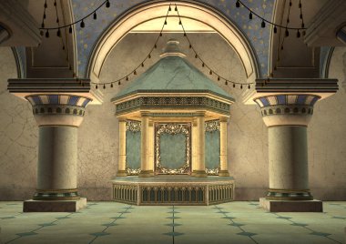 3D çizim Oriental Palace