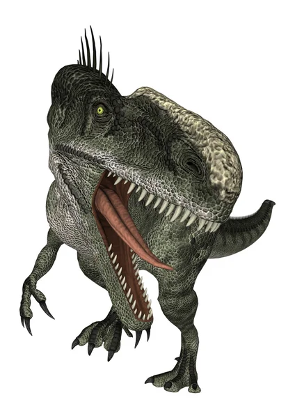 공룡 monolophosaurus — 스톡 사진
