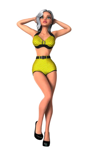 Chica Pinup — Foto de Stock