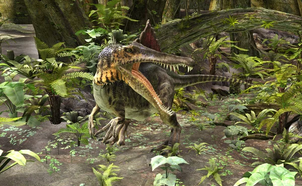 Dinoszaurusz spinosaurus — Stock Fotó