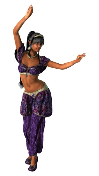 Harem danser illustratie — Stockfoto