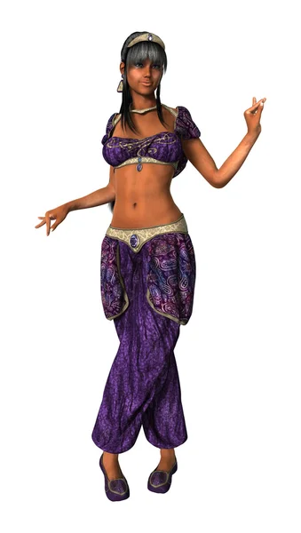 Jovem dançarina de harém — Fotografia de Stock