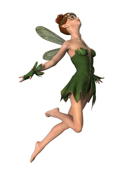 Våren Fairy flygande — Stockfoto