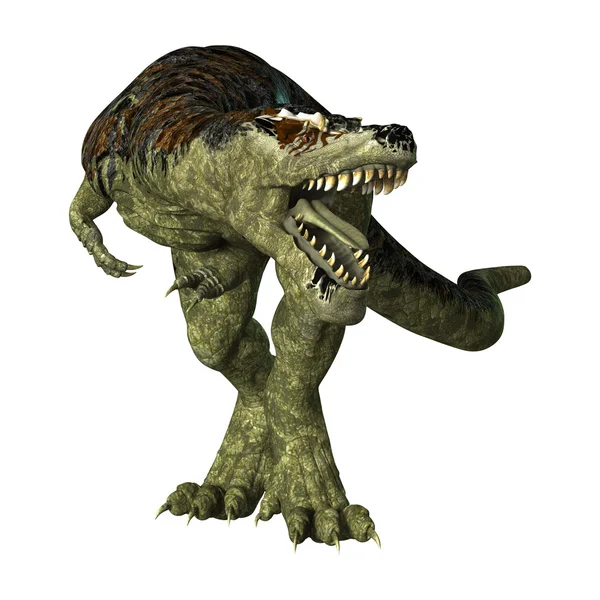 恐竜ティラノサウルス レックス白 — ストック写真