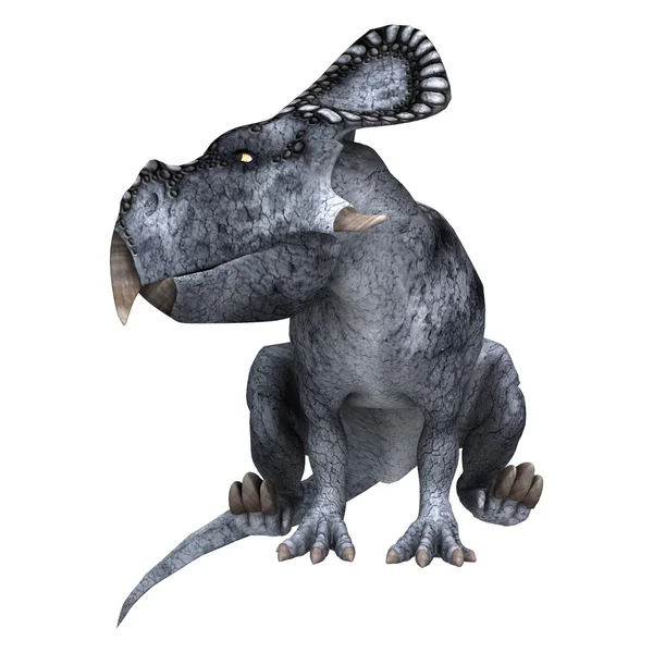 Protoceratops de dinossauro em branco — Fotografia de Stock