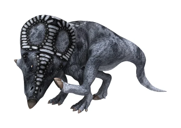 Dinoszaurusz Protoceratops fehér — Stock Fotó