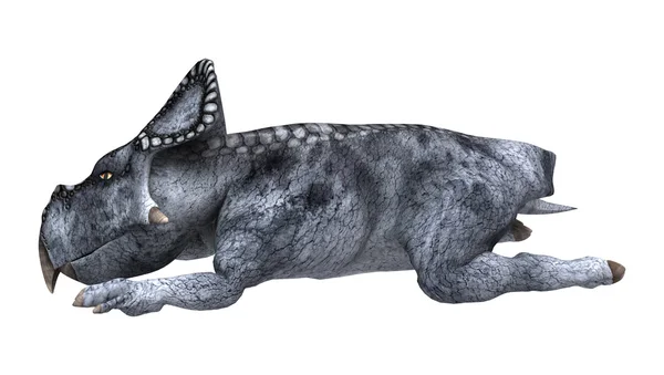 Dinosauro Protoceratops su bianco — Foto Stock