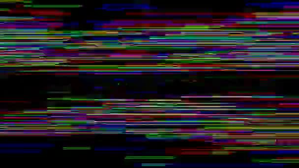 Rainbow färgad geometrisk video bakgrund — Stockvideo