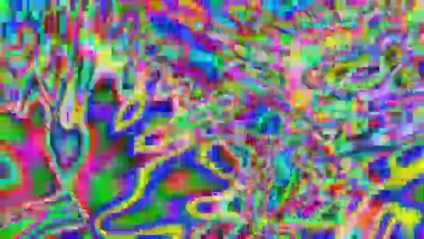 Abstrakter Hintergrund, Filmmaterial, bunte Flüssigkeiten — Stockvideo