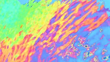 Yavaş çekim çok renkli su video arkaplanı.